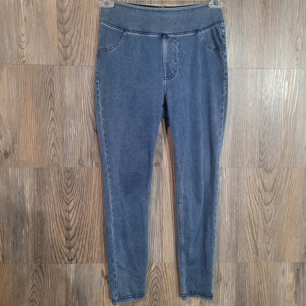 Halara Flex Casual Denim Legging Jegging Size Small x 24 Medium Wash 7/8 Length